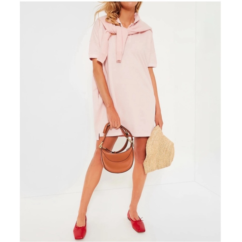 tuckernuck Pink Pique Teller Polo Dress